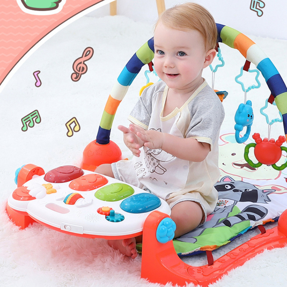 Little Angel – Baby Play Gym Activity Mat with Musical Floor Toys