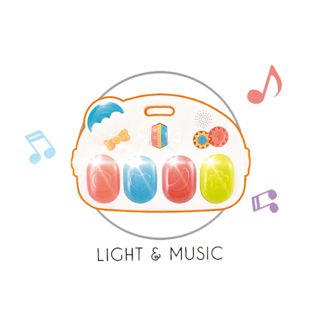 Little Angel – Baby Play Gym Activity Mat with Musical Floor Toys
