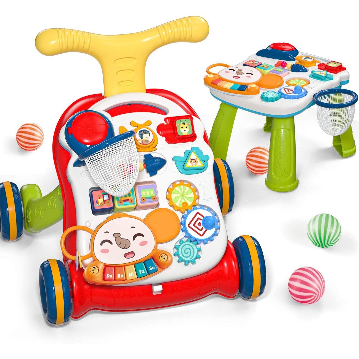 Little Angel – Learning Baby Walker with Ride-On & Push Walker 5 in 1