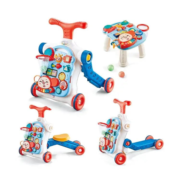 Little Angel – Learning Baby Walker with Ride-On & Push Walker 5 in 1