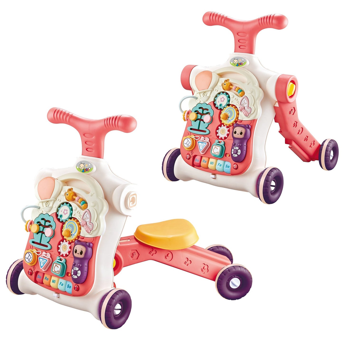 Little Angel – Learning Baby Walker with Ride-On & Push Walker 5 in 1