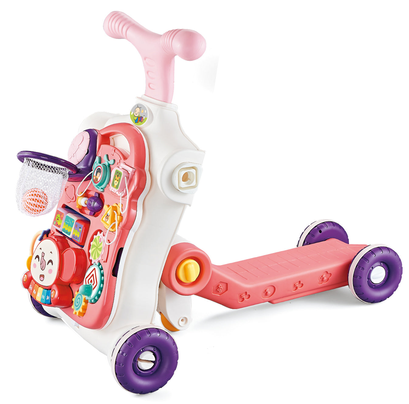 Little Angel – Learning Baby Walker with Ride-On & Push Walker 5 in 1