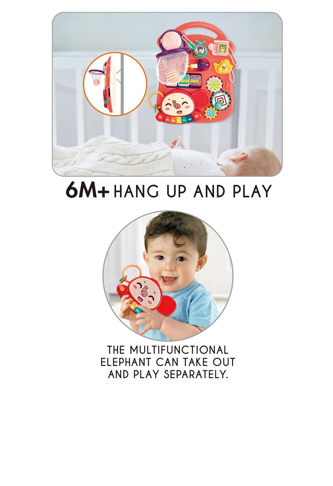 Little Angel – Learning Baby Walker with Ride-On & Push Walker 5 in 1