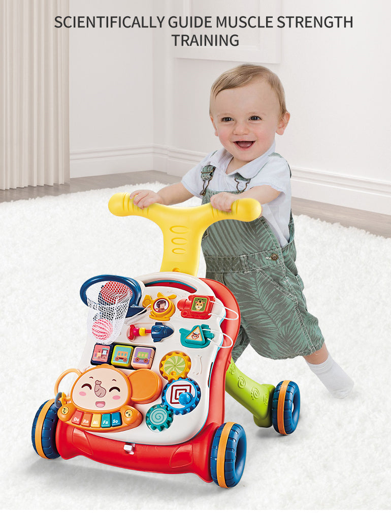 Little Angel – Learning Baby Walker with Musical Activity Board & Push