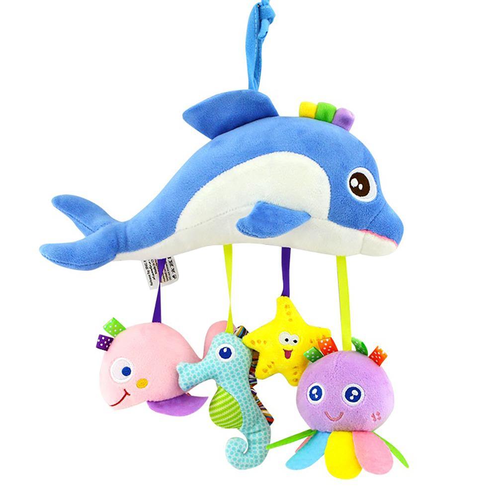 Little Angel Baby Rattle Toys Soft Plush Stuffed Hanging Toy