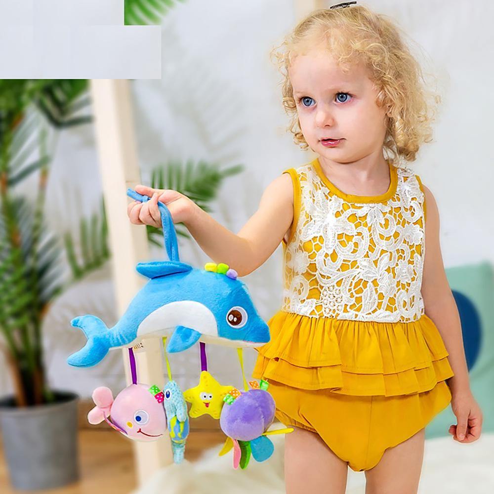 Little Angel Baby Rattle Toys Soft Plush Stuffed Hanging Toy