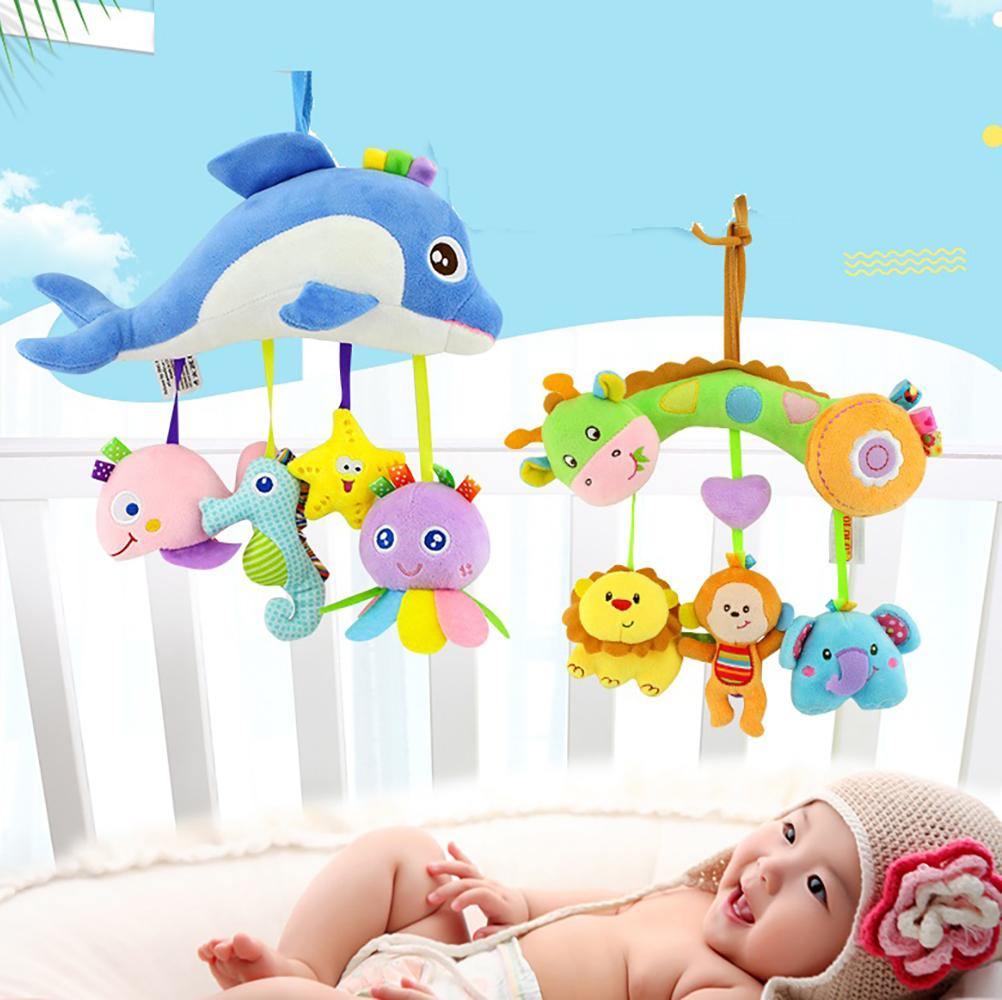 Little Angel Baby Rattle Toys Soft Plush Stuffed Hanging Toy