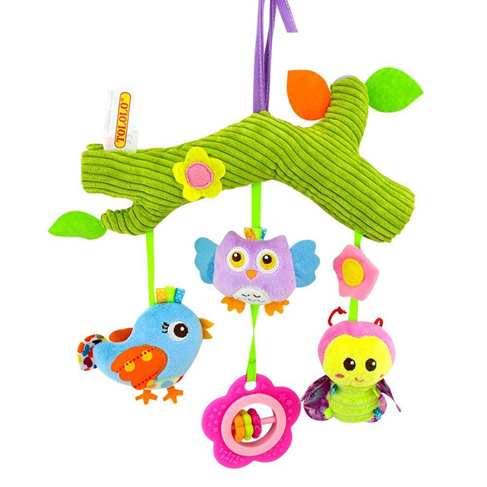 Little Angel Baby Rattle Toys Soft Plush Stuffed Hanging Toy