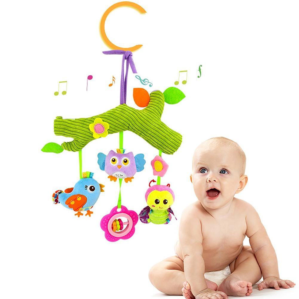 Little Angel Baby Rattle Toys Soft Plush Stuffed Hanging Toy
