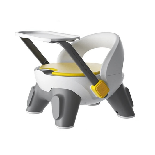 Little Angel - Baby Booster Seat With Table Board - White