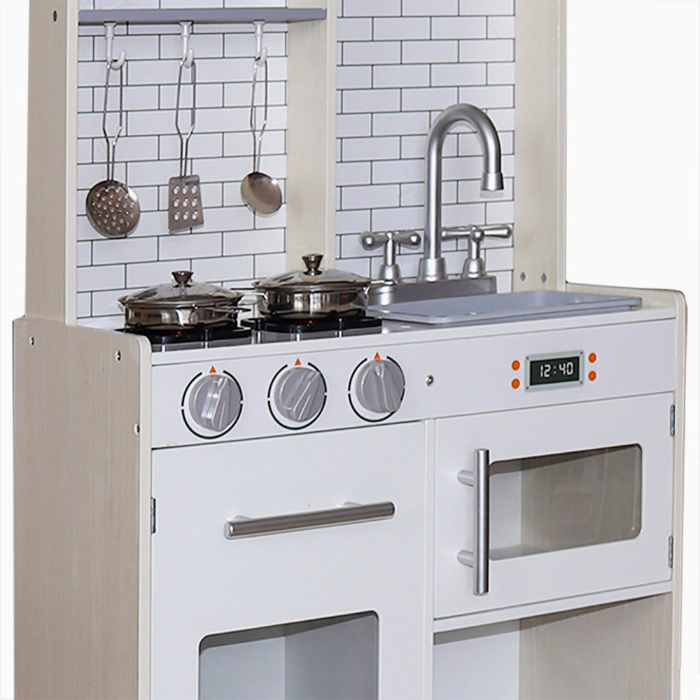 Little Angel - Kids Wooden Kitchen Set – Pretend Cooking Play Toy