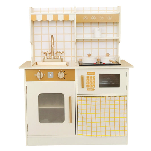 Little Angel - Kids Wooden Kitchen Set – Pretend Cooking Play Toy