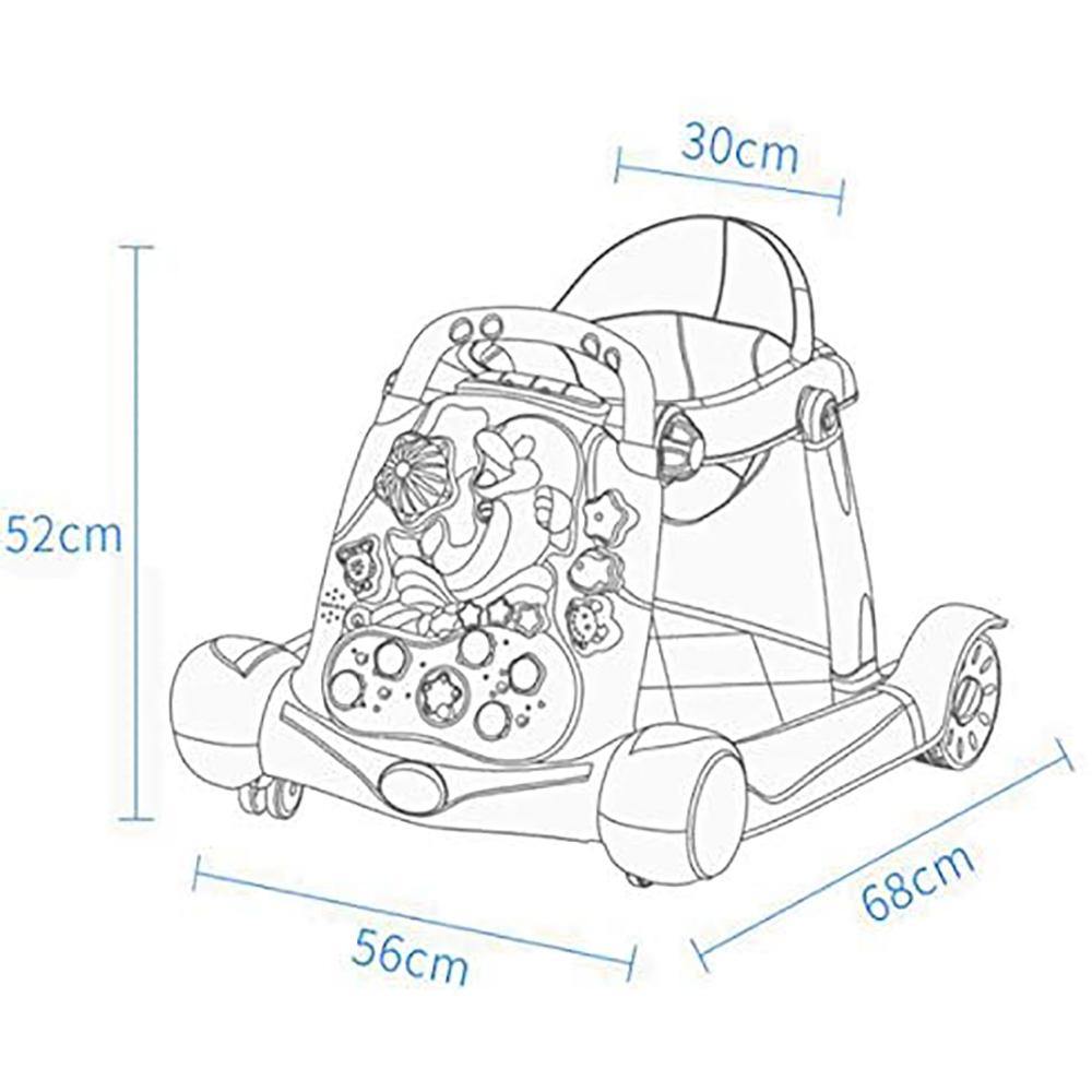 Little Angel - Baby Walker 2 in 1 Activity Center