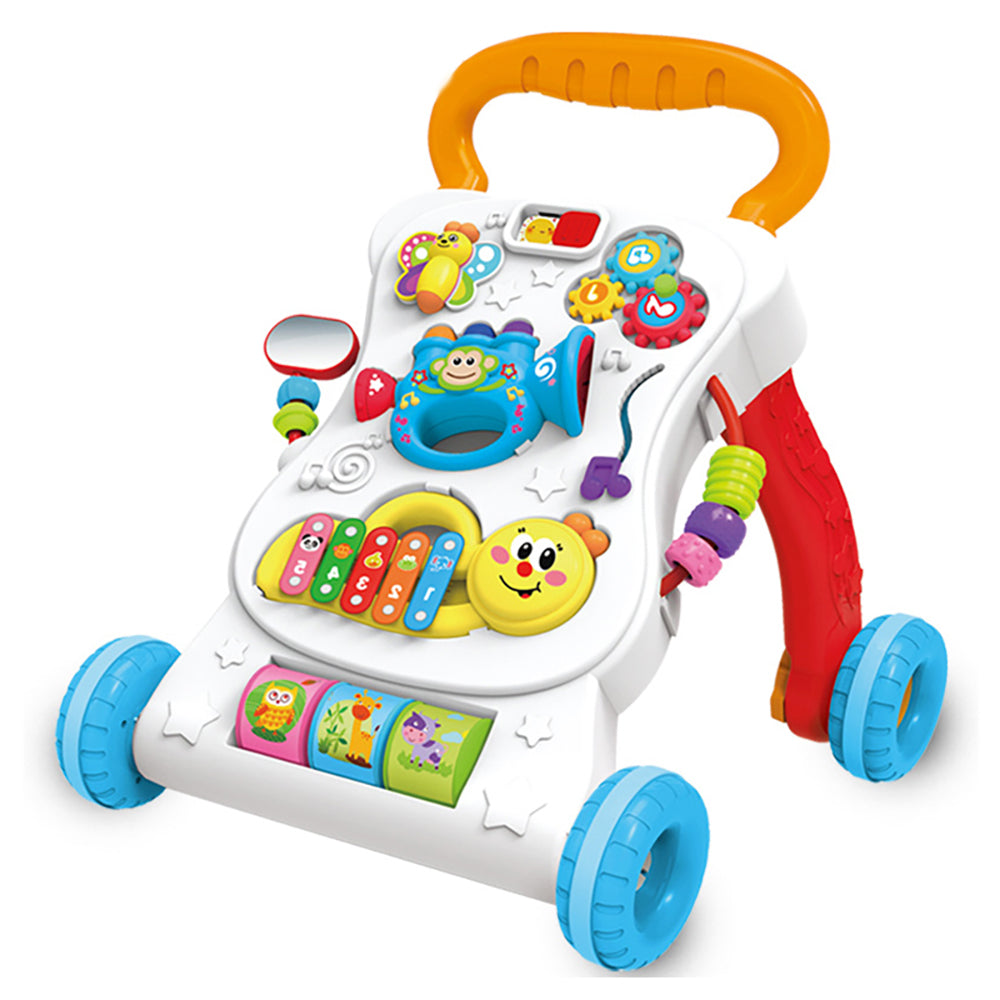 Little Angel - Baby Musical Activity Walker Toy With Piano - Blue
