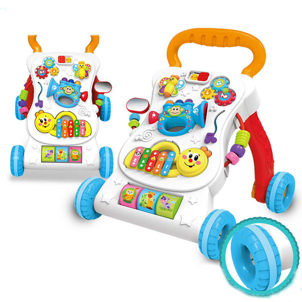 Little Angel - Baby Musical Activity Walker Toy With Piano - Blue
