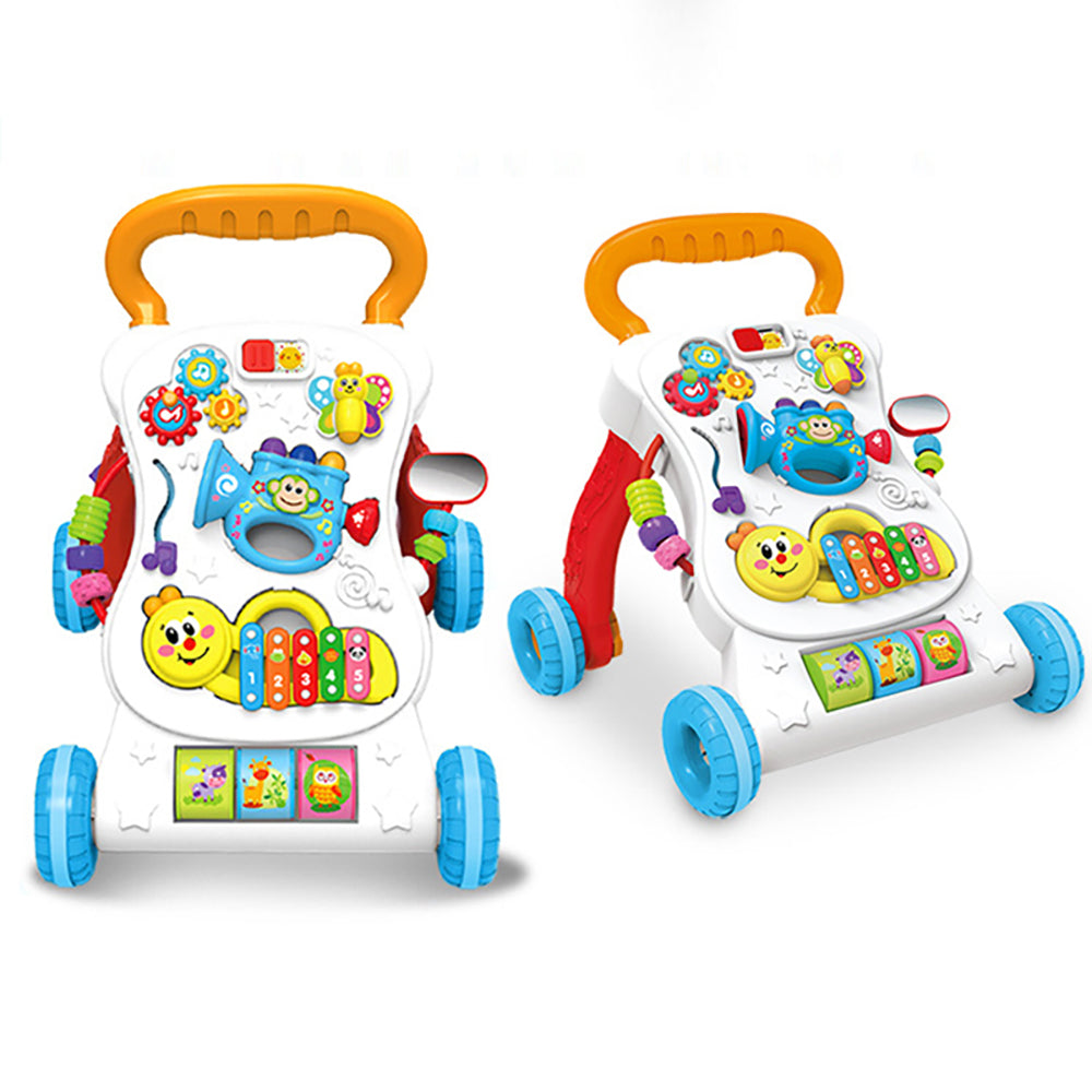 Little Angel - Baby Musical Activity Walker Toy With Piano - Blue