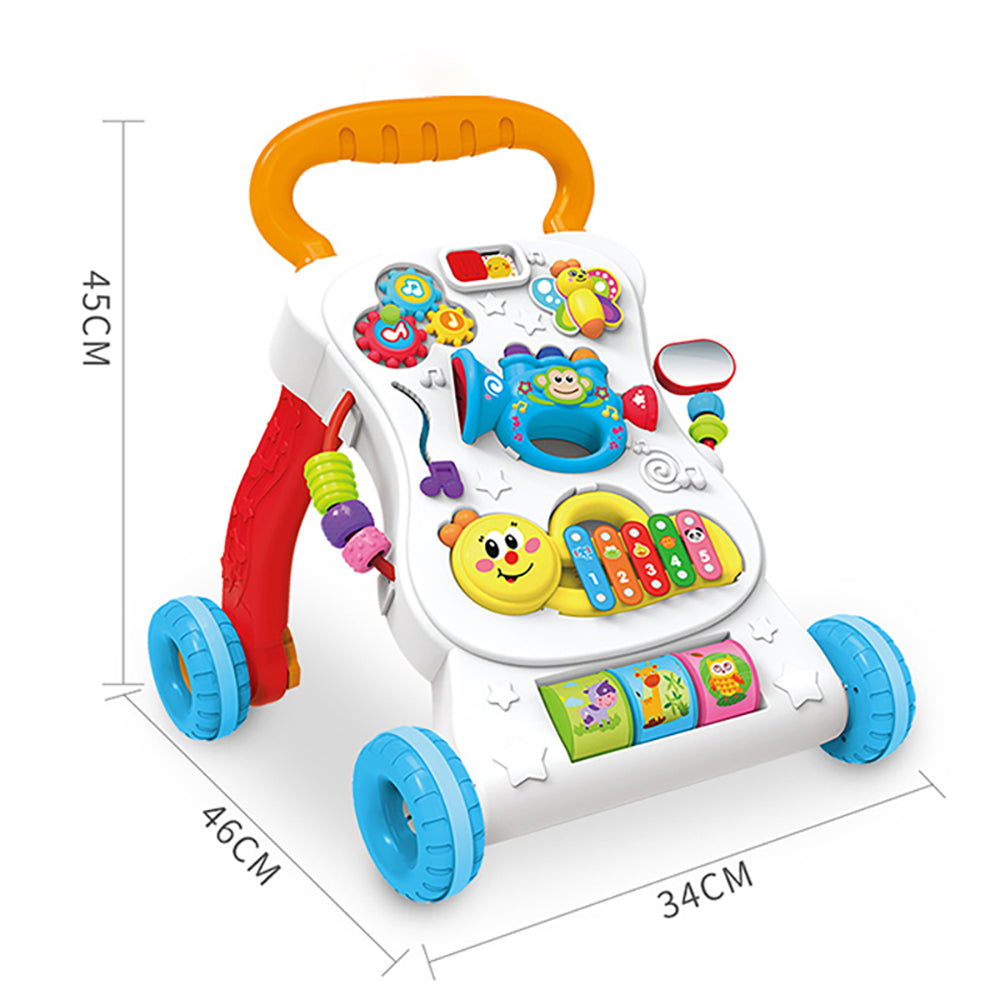 Little Angel - Baby Musical Activity Walker Toy With Piano - Blue