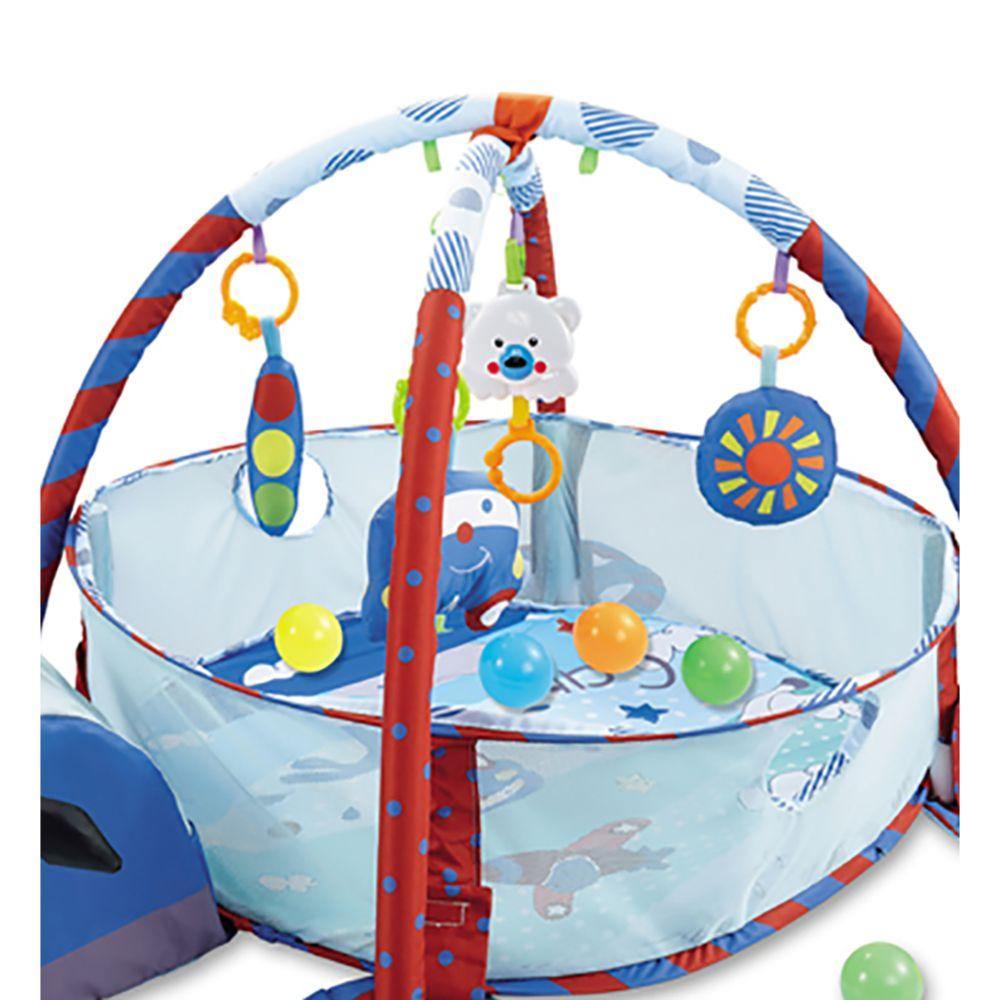 Little Angel Baby Gym Rack and Game Pad Combo - Blue