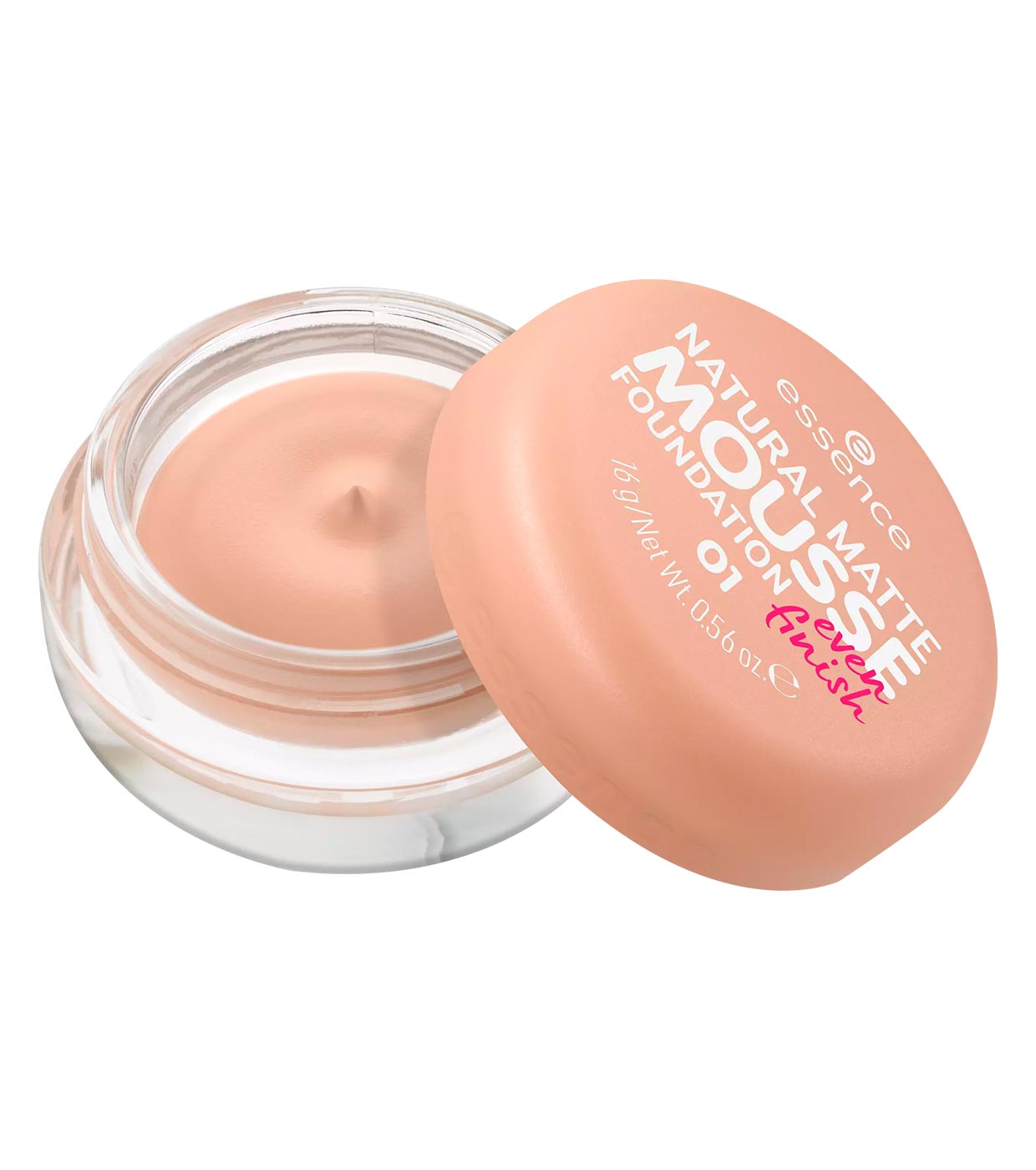 essence - Mousse makeup base Natural Matte Mousse - 01- 16g