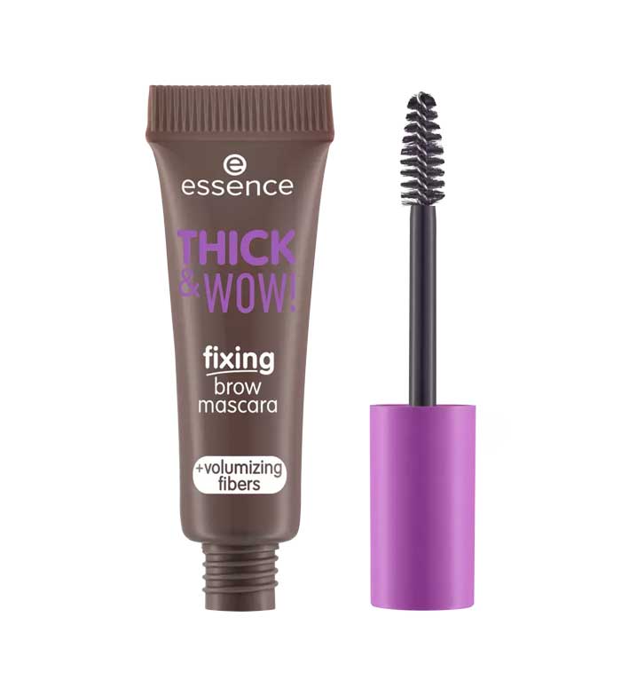 essence - Brow fixing mascara Thick & Wow! - 02: Ash Brown