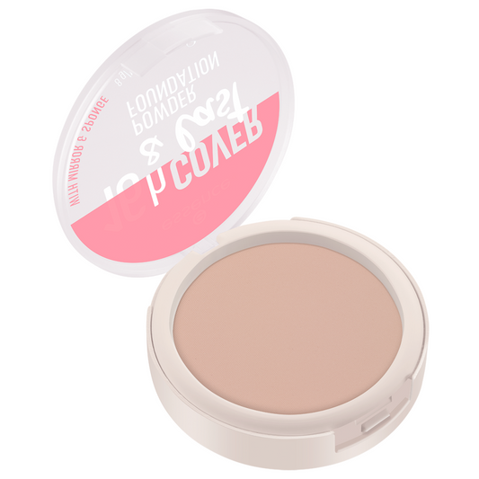 Essence 16H Cover & Last Powder Foundation 02, Champagne