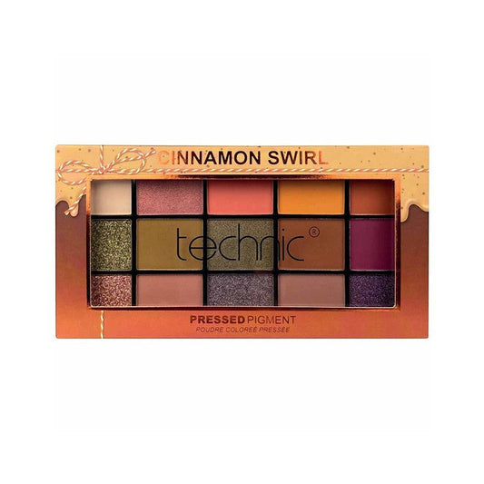 Technic Cosmetics 15 Color Eyeshadow Palette Cinnamon Swirl 30g