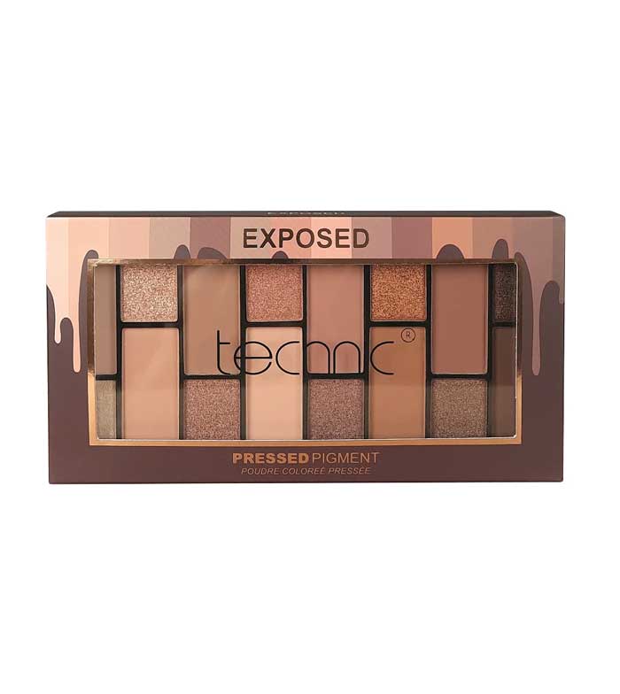 Technic Cosmetics - Pressed Pigment Eyeshadow Palette - Exposed